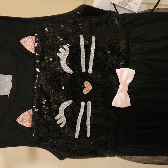Kitty Cat Black Sequin Dress. NEW with Tags! - Picture 5 of 14